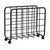 Serviettenring Quid Ebano Schwarz Metall 14,5 x 6,8 x 11,8 cm