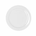 Flacher Teller Bidasoa Glacial Ala Estrch Weiß aus Keramik (6 Stück) (Pack 6x)