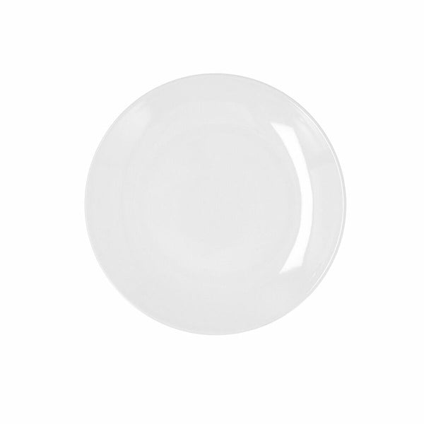 Flacher Teller Bidasoa Glacial Coupe Weiß aus Keramik Ø 21 cm (6 Stück) (Pack 6x)