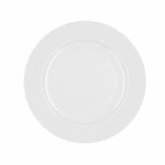 Flacher Teller Bidasoa Glacial Ala Ancha Weiß aus Keramik 25 cm (6 Stück) (Pack 6x)
