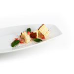 Kochschüssel Quid Gastro 30 x 13 x 2,5 cm aus Keramik Weiß 6 Stück (Pack 6x)
