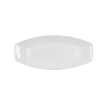 Kochschüssel Quid Gastro Weiß aus Keramik 35,5 x 15,8 x 2,8 cm (6 Stück) (Pack 6x)