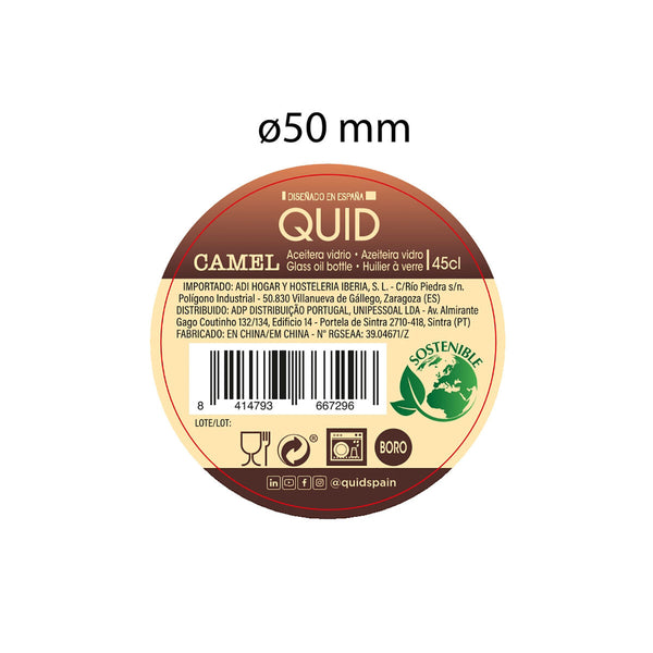 Ölfläschchen Quid Durchsichtig Glas (0,45 L)