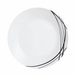 Flad plade Arcopal Domitille zweifarbig Glas (Ø 25 cm)