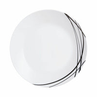 Flad plade Arcopal Domitille zweifarbig Glas (Ø 25 cm)