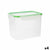 Lunchbox hermetisch Quid Greenery Durchsichtig Kunststoff (3,7 L) (Pack 4x)