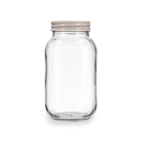 Topf Quid Moss Grau Glas 1 L (Pack 6x)