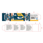 Lunchbox hermetisch Quid Astral 320 ml 11,6 x 11,6 x 6,3 cm Blau Glas