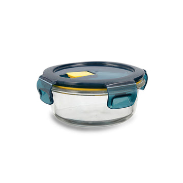 Lunchbox hermetisch Quid Astral 400 ml 14 x 14 x 6 cm Blau Glas