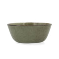 Salatschüssel Bidasoa Ikonic aus Keramik grün (20 x 19,5 x 8,5 cm) (Pack 3x)