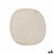 Flacher Teller Bidasoa Ikonic Weiß aus Keramik 26,5 x 25,7 x 1,5 cm (4 Stück) (Pack 4x)