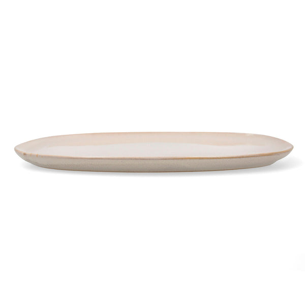 Flacher Teller Bidasoa Ikonic Weiß aus Keramik 26,5 x 25,7 x 1,5 cm (4 Stück) (Pack 4x)