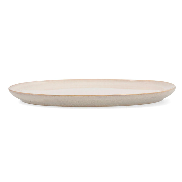 Flacher Teller Bidasoa Ikonic Weiß aus Keramik 20,2 x 19,7 cm (6 Stück) (Pack 6x)