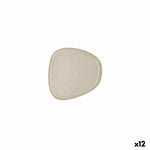 Flacher Teller Bidasoa Ikonic Weiß aus Keramik 14 x 13,6 cm (12 Stück) (Pack 12x)