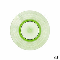 Dessertteller Quid Viba grün Kunststoff 20 cm (12 Stück)