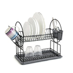 Abtropfer Quid Grau Metall (52 x 23 x 36 cm)