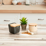 Zuckerdose Quid Tu Y Yo 9,5 x 9,5 x 8 cm aus Keramik Beige