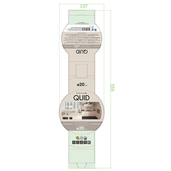 Antihaftbeschichtete Pfanne Quid Cocco Geschmiedetes Aluminium