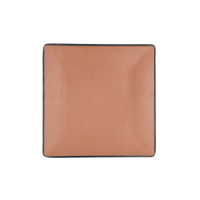 Flacher Teller Bidasoa Gio Braun Kunststoff 21,5 x 21,5 cm (12 Stück)