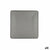 Flacher Teller Bidasoa Gio Grau Kunststoff 21,5 x 21,5 cm (12 Stück)
