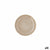 Flacher Teller Ariane Porous Beige aus Keramik Ø 21 cm (12 Stück)