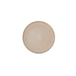 Flacher Teller Ariane Porous Beige aus Keramik Ø 21 cm (4 Stück)