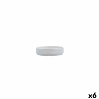 Satz für Appetithäppchen Ariane Artisan Weiß aus Keramik 12 cm (6 Stück)