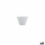 Satz für Appetithäppchen Ariane Artisan Weiß aus Keramik 11 cm (6 Stück)