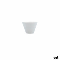 Satz für Appetithäppchen Ariane Artisan Weiß aus Keramik 11 cm (6 Stück)