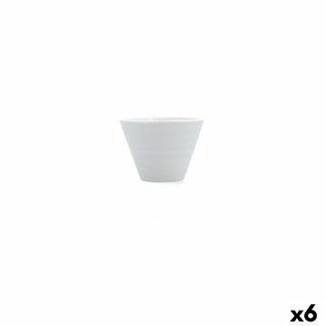Satz für Appetithäppchen Ariane Artisan Weiß aus Keramik 11 cm (6 Stück)