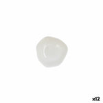 Satz für Appetithäppchen Ariane Earth Weiß aus Keramik Ø 14 cm (12 Stück)