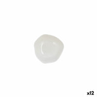 Satz für Appetithäppchen Ariane Earth Weiß aus Keramik Ø 14 cm (12 Stück)