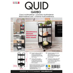 Gemüsewagen Quid Apolo Schwarz Metall 34,5 x 29,5 x 77 cm