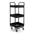 Gemüsewagen Quid Apolo Schwarz Metall 34,5 x 29,5 x 77 cm