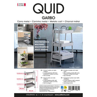 Gemüsewagen Quid Casio Grau Metall 45 x 30,6 x 77,5 cm