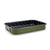 Backofenform Quid Naturalia grün Metall 42 x 30,5 x 6,3 cm Raster