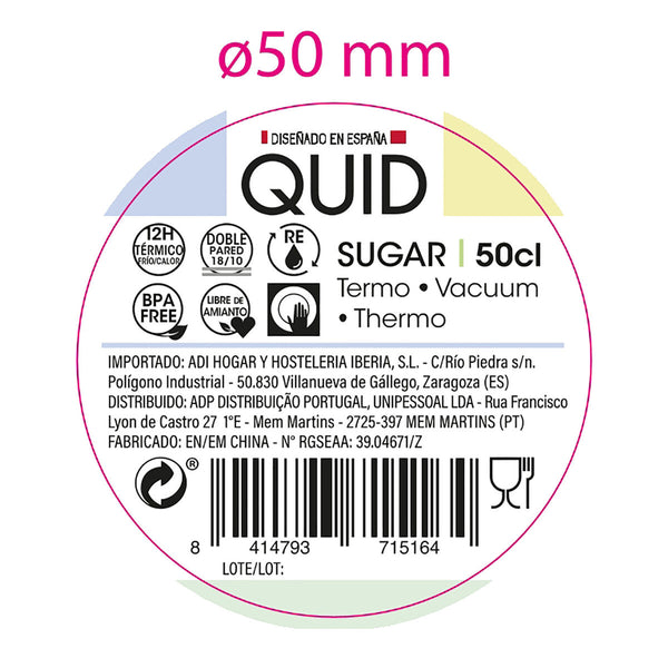 Thermosflasche Quid Sugar Blau Metall 500 ml