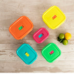 Lunchbox hermetisch Luminarc Pure Box Holy zweifarbig Glas 1,22 L (6 Stück)