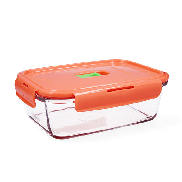 Lunchbox hermetisch Luminarc Pure Box Holy zweifarbig Glas 1,22 L (6 Stück)