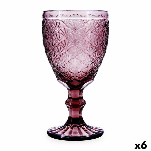 Glas Bidasoa Rose Moon Rosa Glas 350 ml (6 Stück)