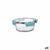 Lunchbox hermetisch Quid Purity kreisförmig 640 ml Durchsichtig Glas (12 Stück)