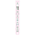 Glas mit Deckel Quid Inspira Strohhalm 480 ml