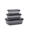 Lunchbox-Set Quid City Grau Kunststoff rechteckig 3 Stücke
