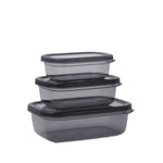 Lunchbox-Set Quid City Grau Kunststoff rechteckig 3 Stücke