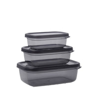 Lunchbox-Set Quid City Grau Kunststoff rechteckig 3 Stücke