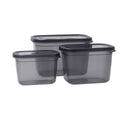 Lunchbox-Set Quid City Grau Kunststoff rechteckig 3 Stücke