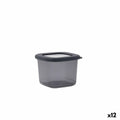 Lebensmittelbehälter Quid City Grau 550 ml mit Deckel (12 Stück)