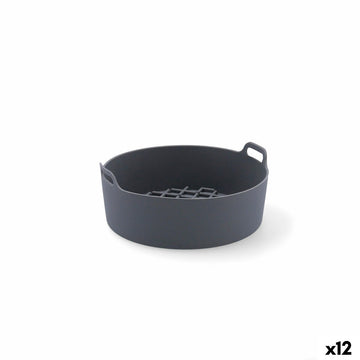 Fritteuse Korb Quid Naturalia Silikon 18 x 7,8 cm (12 Stück)