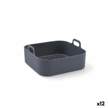 Fritteuse Korb Quid Naturalia Silikon 19 x 9 cm (12 Stück)