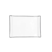 Tablett für Snacks Quid Gastro Weiß aus Keramik 26 x 18 cm (6 Stück)